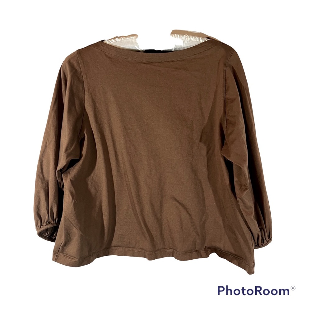 Uniqlo 100% cotton boatneck top Sz Medium